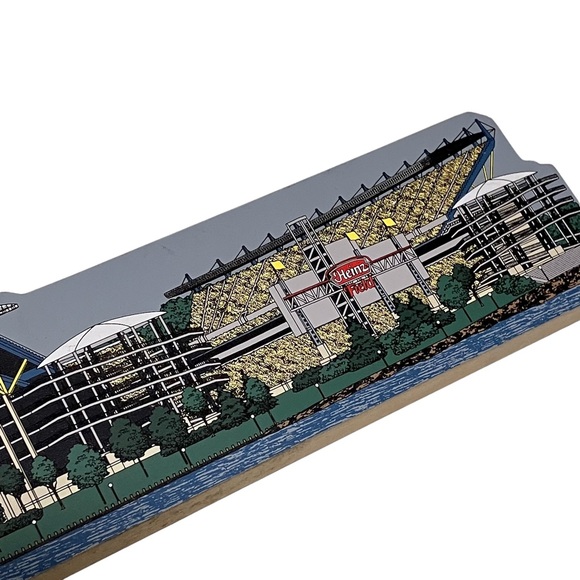 Pittsburgh Hometowne Collectibles Three Rivers Stadium & Heinz Field Wooden Art - Picture 8 of 13